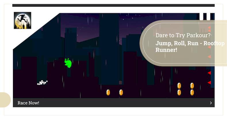 Скачать взломанную Ultimate Rooftop Parkour Run [Мод меню] MOD apk на Андроид