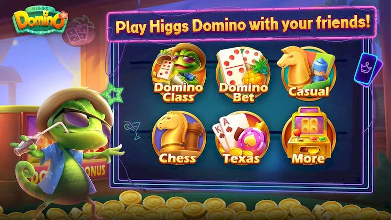 Скачать взломанную Higgs Domino-Game Online [Много денег] MOD apk на Андроид