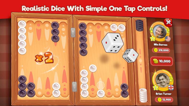 Скачать взломанную Backgammon Stars: Board Game [Мод меню] MOD apk на Андроид