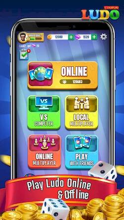 Скачать взломанную Ludo Comfun Online Live Game [Бесплатные покупки] MOD apk на Андроид