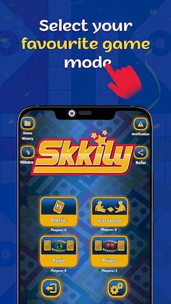 Скачать взломанную Skkily Ludo: Play Ludo & Win [Много монет] MOD apk на Андроид