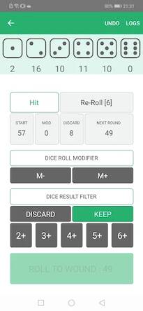 Скачать взломанную Xd6 - Dice Roller [Много монет] MOD apk на Андроид