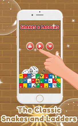 Скачать взломанную Snakes & Ladders [Бесплатные покупки] MOD apk на Андроид