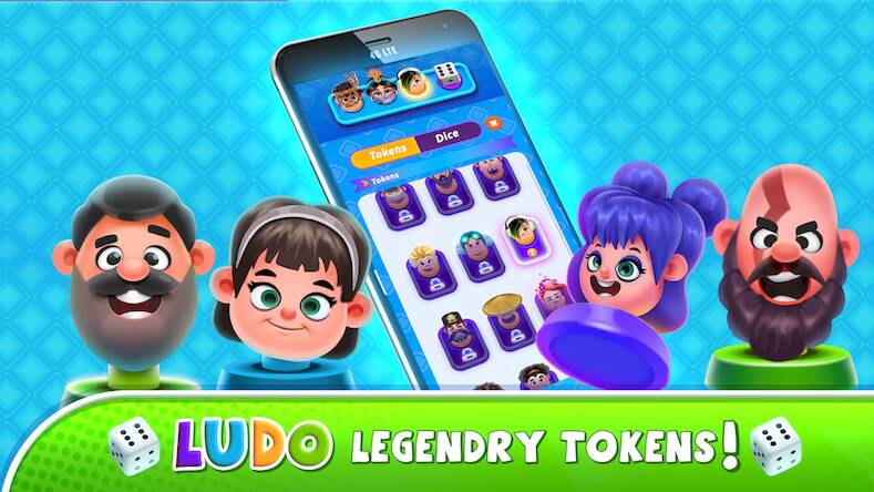 Скачать взломанную Ludo Legends: Fantasy World [Много монет] MOD apk на Андроид