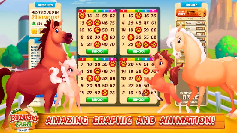 Скачать взломанную Bingo Farm Ways: Bingo Games [Бесплатные покупки] MOD apk на Андроид