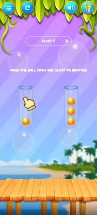 Скачать взломанную Color Ball Sort ListPull Games [Много монет] MOD apk на Андроид