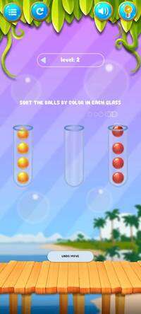 Скачать взломанную Color Ball Sort ListPull Games [Много монет] MOD apk на Андроид
