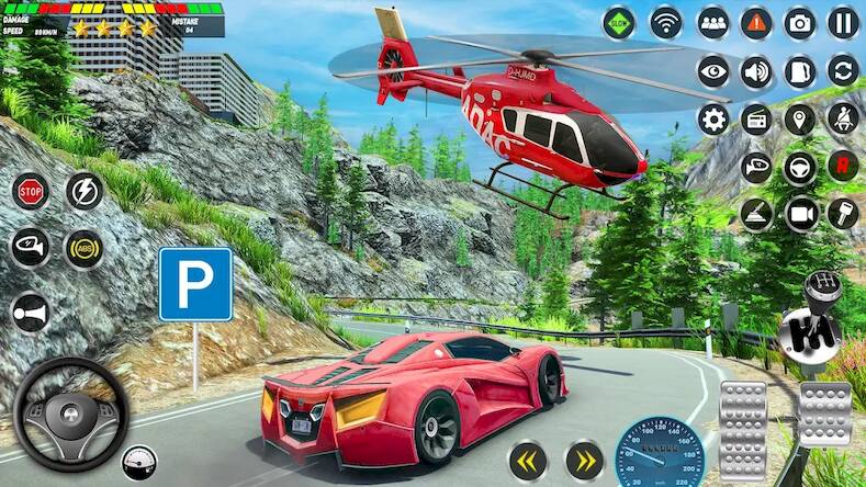 Скачать взломанную Parking Games :Car Driving Sim [Много монет] MOD apk на Андроид