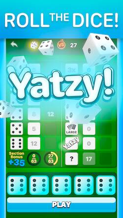 Скачать взломанную Yatzy: Dice Game Online [Бесплатные покупки] MOD apk на Андроид