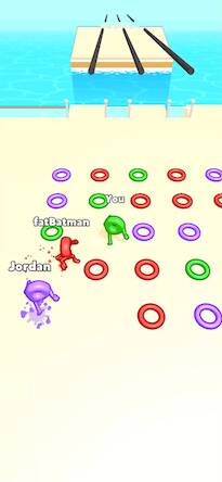 Скачать взломанную Donut Race - Make Bridge Games [Мод меню] MOD apk на Андроид