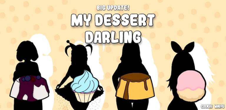 Скачать взломанную Cookie Waifu: Dessert Darling [Бесплатные покупки] MOD apk на Андроид