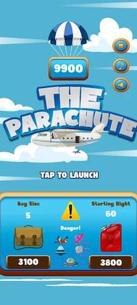 Скачать взломанную The Parachute [Много монет] MOD apk на Андроид