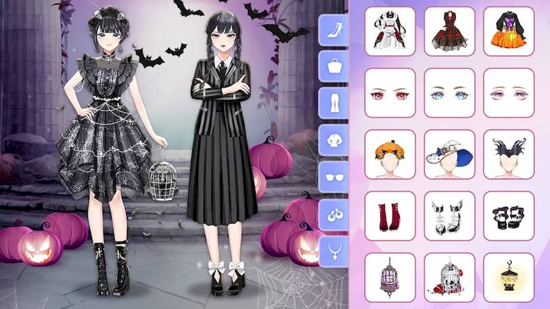 Скачать взломанную Anime Fashion Princess Dressup [Много денег] MOD apk на Андроид