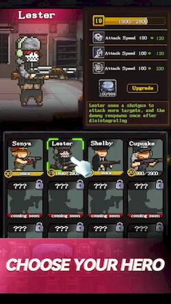 Скачать взломанную Zombie Fighter: Hero Survival [Много денег] MOD apk на Андроид