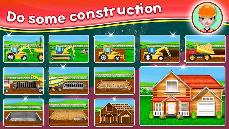 Скачать взломанную City Builder : Truck Sim Game [Много денег] MOD apk на Андроид