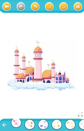 Скачать взломанную Islamic mosque coloring [Много денег] MOD apk на Андроид