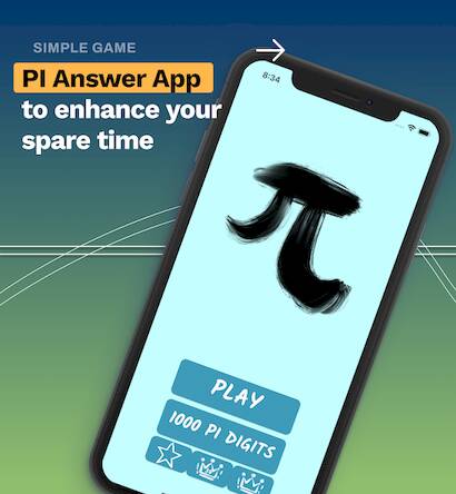 Скачать взломанную Pi Answer Game - π Digits Game [Много монет] MOD apk на Андроид