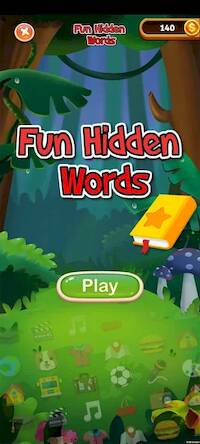Скачать взломанную Fun Hidden Words [Мод меню] MOD apk на Андроид