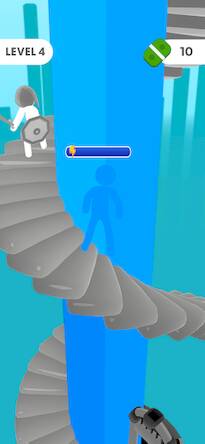 Скачать взломанную Color Down Stairs [Мод меню] MOD apk на Андроид