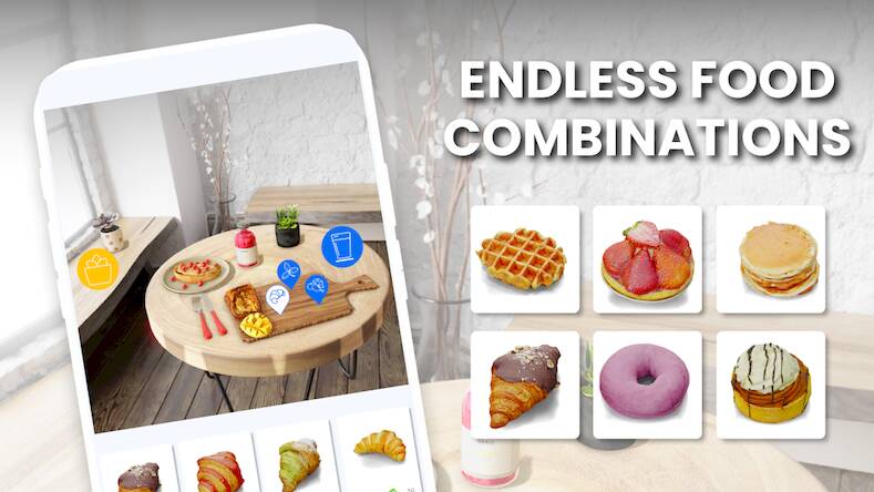 Скачать взломанную Food Stylist - Design Game [Мод меню] MOD apk на Андроид