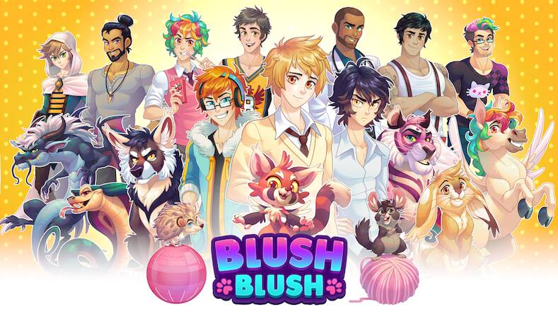 Скачать взломанную Blush Blush: Idle Romance [Бесплатные покупки] MOD apk на Андроид