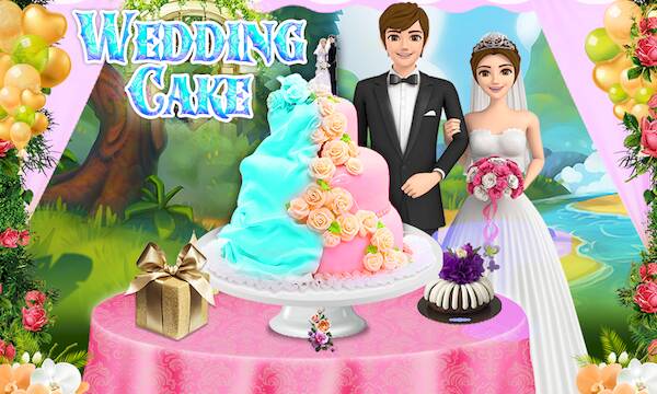 Скачать взломанную Wedding Cake игры для девочек [Мод меню] MOD apk на Андроид