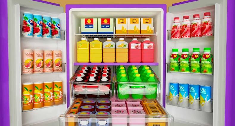 Скачать взломанную Заполнять Холодильник [Бесплатные покупки] MOD apk на Андроид