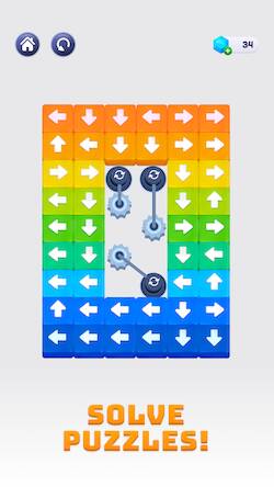 Скачать взломанную Unpuzzle: Tap Away Puzzle Game [Много денег] MOD apk на Андроид