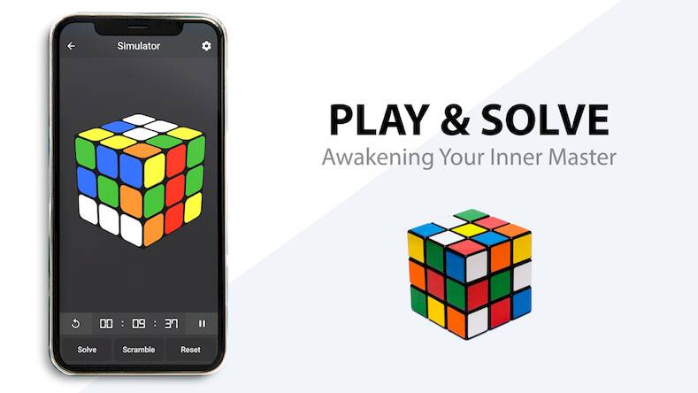 Скачать взломанную AZ Rubik's cube solver [Мод меню] MOD apk на Андроид