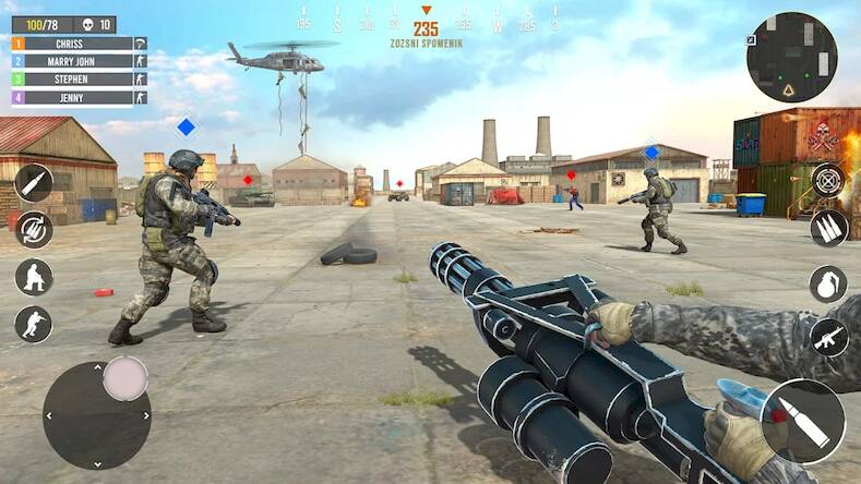 Скачать взломанную Армия игр с оружием: стрелялки [Бесплатные покупки] MOD apk на Андроид