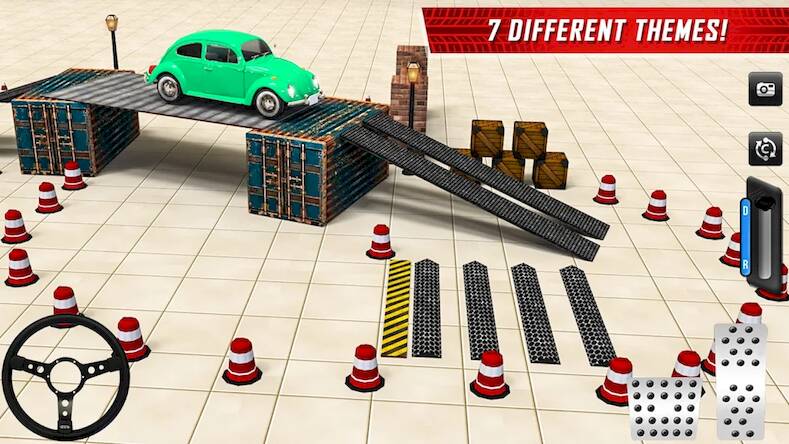 Скачать взломанную Classic Car Parking: Car Games [Много денег] MOD apk на Андроид