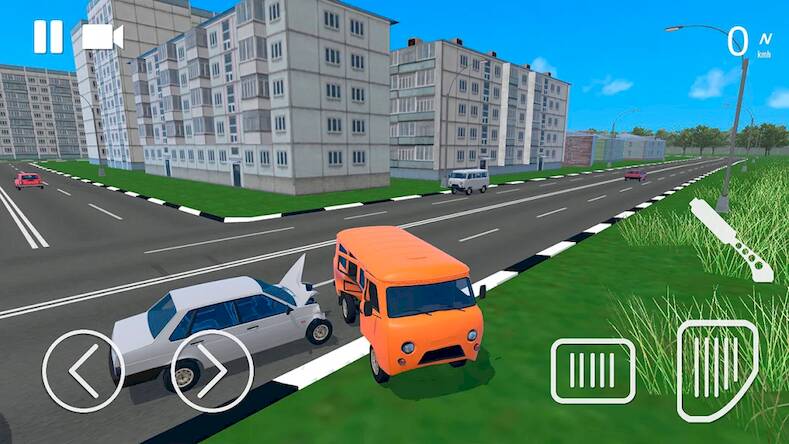 Скачать взломанную Russian Car Crash Simulator [Бесплатные покупки] MOD apk на Андроид