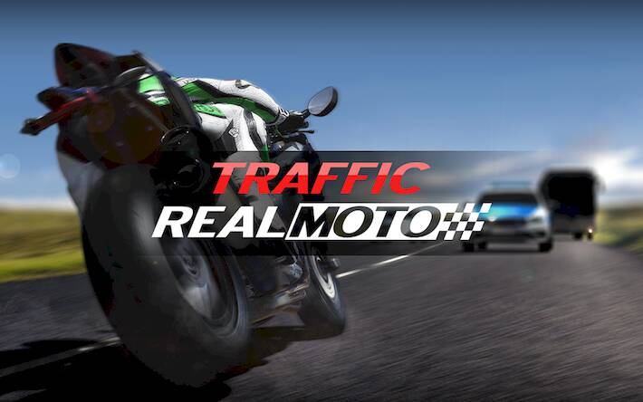 Скачать взломанную Real Moto Traffic [Мод меню] MOD apk на Андроид