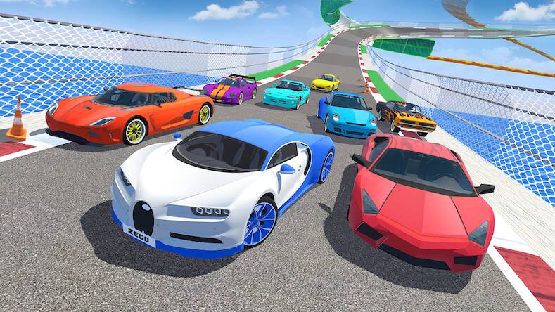 Скачать взломанную GT Car Stunts 3D: Car Games [Много монет] MOD apk на Андроид