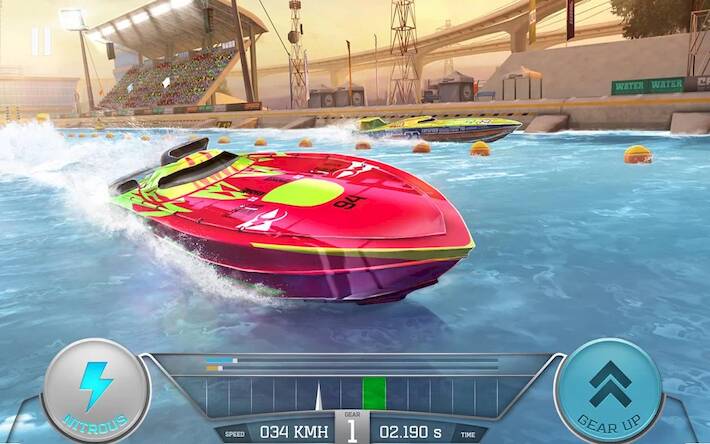 Скачать взломанную TopBoat: Racing Boat Simulator [Много монет] MOD apk на Андроид