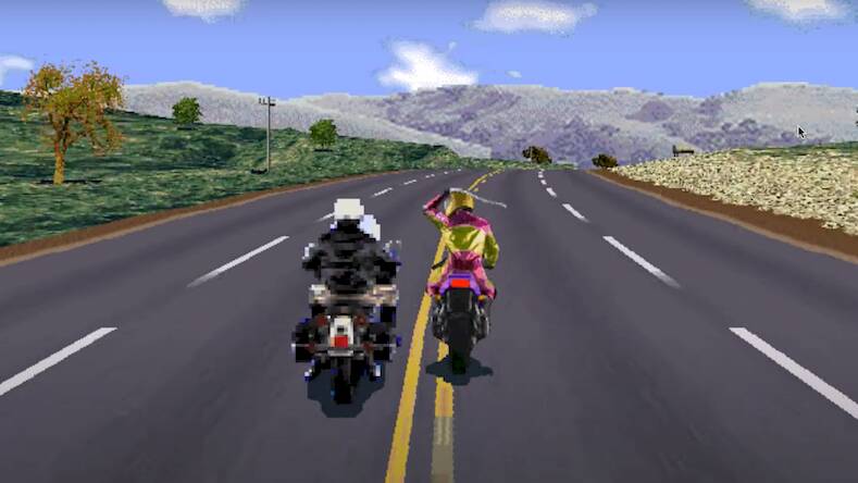 Скачать взломанную Road Rash like computer game [Мод меню] MOD apk на Андроид