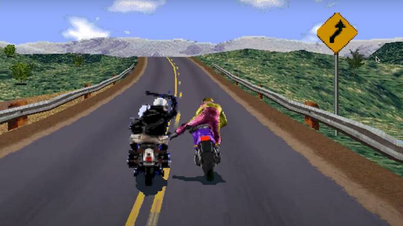 Скачать взломанную Road Rash like computer game [Мод меню] MOD apk на Андроид