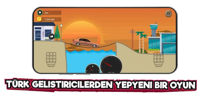 Скачать взломанную 2D Araba Serisi Modifiye Oyunu [Бесплатные покупки] MOD apk на Андроид