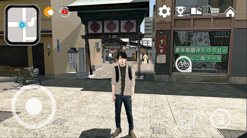 Скачать взломанную Доставка еды Sim- Япония Осака [Мод меню] MOD apk на Андроид