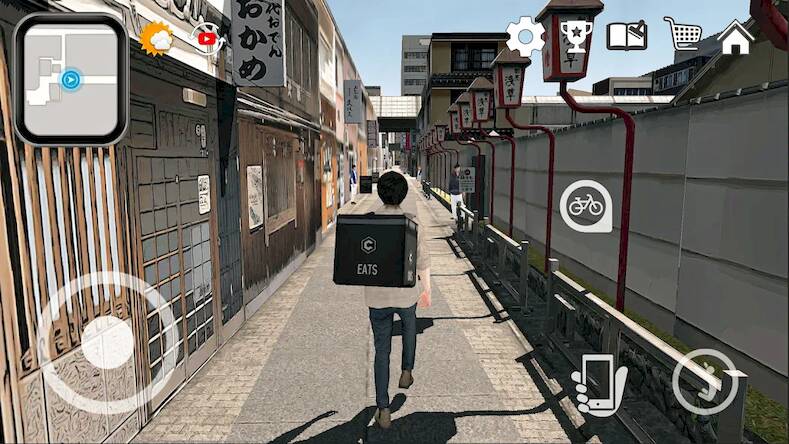 Скачать взломанную Доставка еды Sim- Япония Осака [Мод меню] MOD apk на Андроид