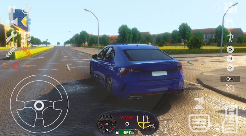 Скачать взломанную Real Car Driving Games 2024 3D [Много монет] MOD apk на Андроид