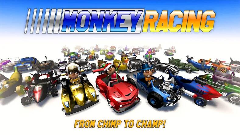 Скачать взломанную Monkey Racing Free [Много монет] MOD apk на Андроид