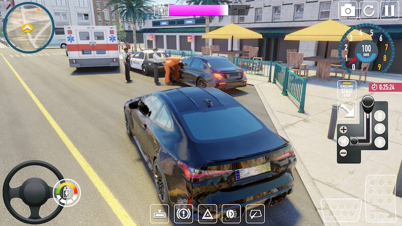 Скачать взломанную Car Driving School Sim 2023 [Много монет] MOD apk на Андроид
