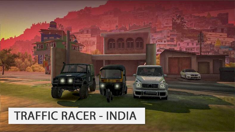 Скачать взломанную Traffic Car Racer - India [Много монет] MOD apk на Андроид