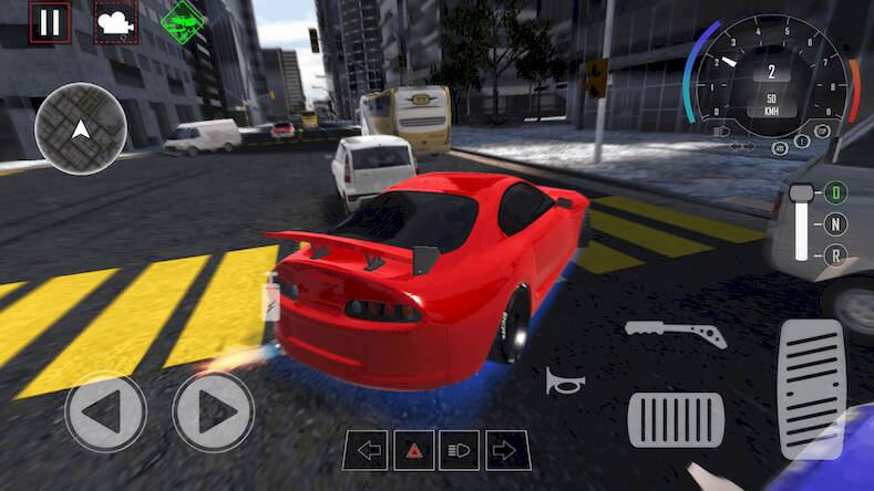 Скачать взломанную Exhaust: Best Racing Game [Много денег] MOD apk на Андроид