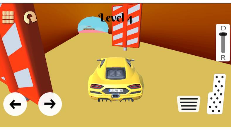 Скачать взломанную Car Jumpy Sky : Stunts Racing [Много монет] MOD apk на Андроид