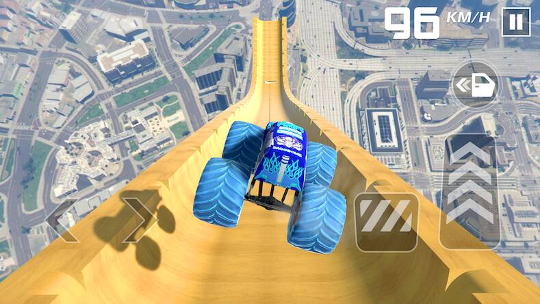 Скачать взломанную Car Games: Monster Truck Stunt [Мод меню] MOD apk на Андроид