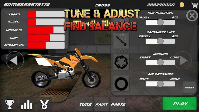 Скачать взломанную Wheelie King 2 - motorcycle 3D [Бесплатные покупки] MOD apk на Андроид