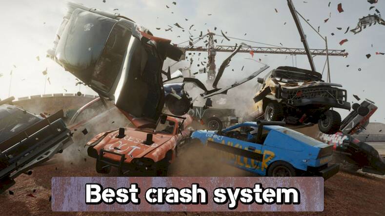 Скачать взломанную Mega derby car crash simulator [Бесплатные покупки] MOD apk на Андроид