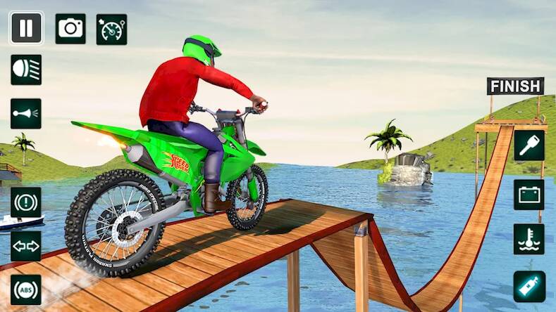 Скачать взломанную Bike Racing 3d: Stunt Legends [Много денег] MOD apk на Андроид